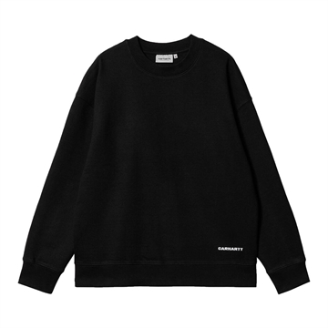 Carhartt WIP Sweatshirt Link Script Black / White